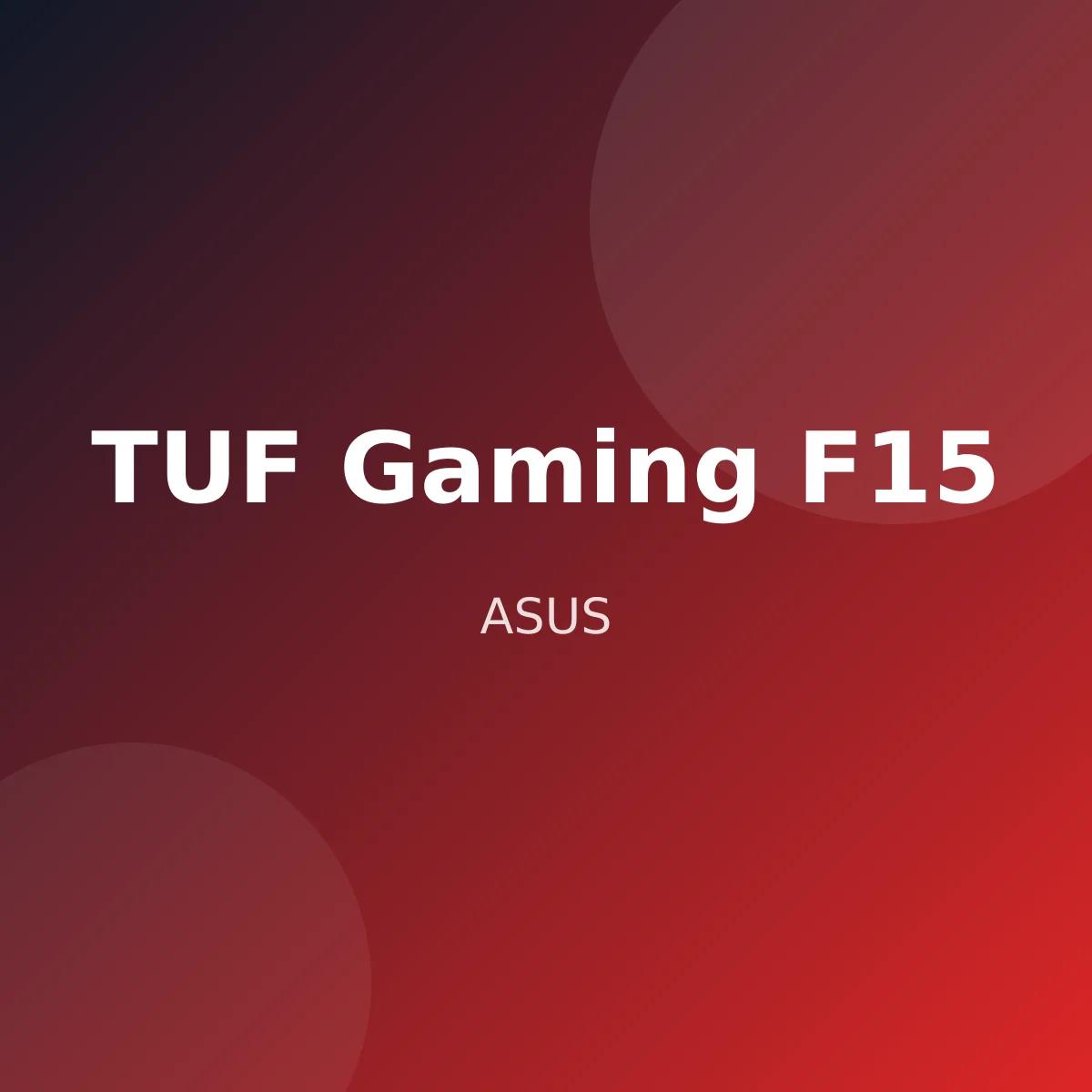 لپ‌تاپ گیمینگ ایسوس TUF Gaming F15 RTX4060
