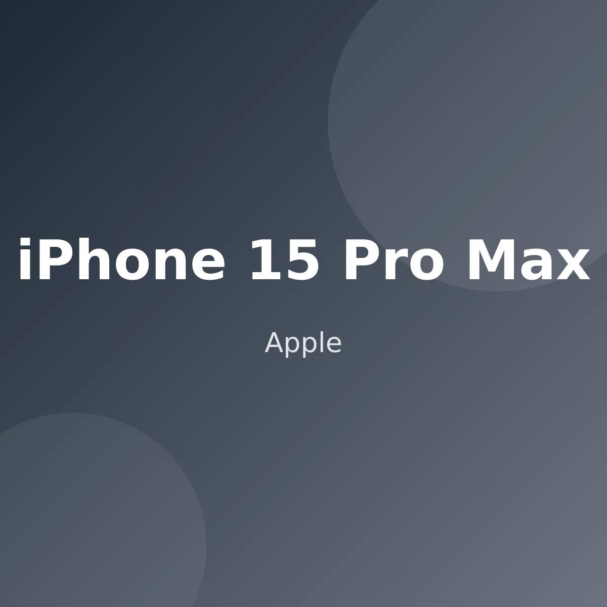 گوشی موبایل اپل iPhone 15 Pro Max